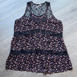 Robin K Sheer Lacy Top